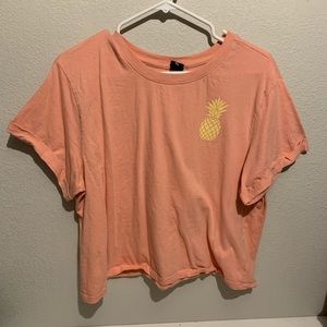 Peach Pineapple crop top